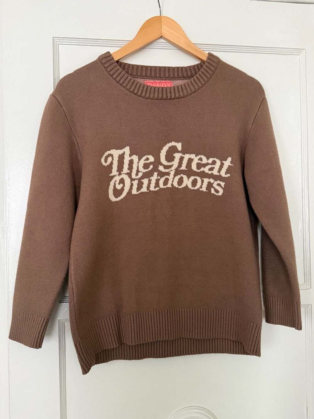 Dandy Worldwide The Great Outdoors Welcome Home Knit Sweater Brown Size S